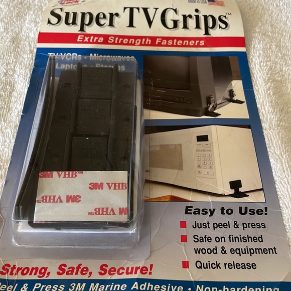 New Super TV Grips Extra Strength Fasteners peel & press 3m Marine Adhesive - Picture 2 of 5